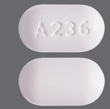 Butal/APAP/Caf 50-325-40mg Tab Able Laboratories Inc Pill Identification: A 236